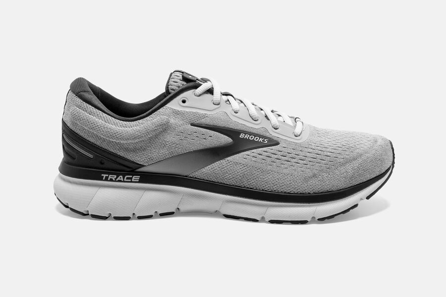 Brooks Men's Trace Road Running Shoes Alloy/Grey/Ebony ( FMEXW6281 )